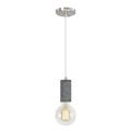 Aspen Creative 61102-21 Adjustable One-Light Hanging Mini Pendant Ceiling Light Transitional Design in Black Marble Finish 4 5/8 Wide