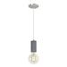 Aspen Creative 61102-21 Adjustable One-Light Hanging Mini Pendant Ceiling Light Transitional Design in Black Marble Finish 4 5/8 Wide