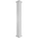 Ekena Millwork 12 W x 9 H Craftsman Classic Square Non-Tapered Mid-Century Fretwork Column w/ Crown Capital & Crown Base