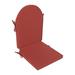 WestinTrends Adirondack Chair Cushion Weather Resistant Patio Rocking Chair Cushion High Back Red