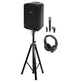 Samson Expedition Escape+ Active DJ PA Speaker Bluetooth+Wireless Mic+Headphones