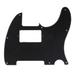 Direct Fit Pickguard for USA MIM Telecaster Tele Standard Electric Guitar Humbucker Neck Slot Black 1 Ply