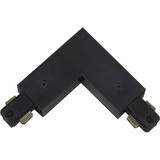 Volume Lighting V2754 L-Connector For 2 Circuit Line Voltage And Track Systems - Black