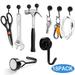 18Pcs Strong Hooks with Swivel to Hanging for Hanging Magnetic Hook for Toolbox Cruiser Grill Coat and Storage