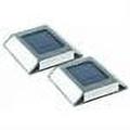 Nature Power (21070) Stainless Steel Solar powered integrated LED Lights for pathway stairs docks or decks (2-Pack)