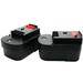 2-Pack UpStart Battery - Black & Decker SX6000 Battery Replacement - For Black & Decker 14.4V HPB14 Power Tool Battery (2000mAh NICD)