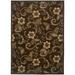Avalon Home Audrey Border Transitional Area Rug Brown