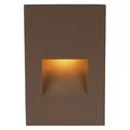 Wac Lighting Wl-Led200f Ledme 5 Tall Led Step And Wall Light - Bronze / Red Lens