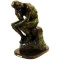 Auguste Rodin The Thinker American Handmade Pure Bronze Sculpture - Small Size