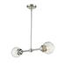 IN21224PN-Acclaim Lighting-Portsmith 2-Light Island Pendant in Retro Style - 30 Inches Wide by 6 Inches High