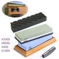 OUKANING Knife Sharpening Stone Set Premium Knife Sharpening Stone Whetstone Kitchen tool