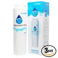 3-Pack Replacement for KitchenAid KBRS20ETWH Refrigerator Water Filter - Compatible with KitchenAid 4396395 Fridge Water Filter Cartridge - Denali Pure Brand