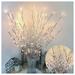 Tree Branch Light Simulation Tree Branch LED Lights Room Bedroom Layout Simulation Tree Branch LED Lights Night Light Decorative Lights Tree Branch Light Room Battery Warm Color (silver Branches)