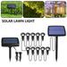 Willstar Solar Spotlights Outdoor IP68 Waterproof Solar Powered Spotlights with 10 Lamps Solar Landscape Lights for Yard Garden Lawn Patio and Driveway (Warm White)