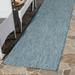 Safavieh Courtyard Jonell Indoor/ Outdoor Patio Backyard Rug Navy/Grey 2 3 x 20 Runner 20 Runner Runner Outdoor Indoor Entryway Living Room