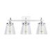 Capital Lighting - 3 Light Transitional Bath Vanity Approved for Damp Locations