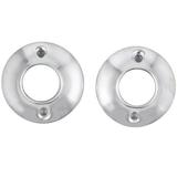Flanges for Economy Shower Rod Exposed Screws Polished Chrome by Stone Harbor Hardware