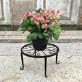 Potted Plant Holder Durable Metal Plant Holder 24cm Indoor Rustproof Iron Plant Holder For Garden Containers Outdoor Round Flower Pot Holder