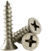 #8 x 2-1/2 Self Tapping Screw Stainless Steel (18-8) Phillips Flat Head Type A (inch) Head Style: Flat (QUANTITY: 1000) Drive: Phillips Point: Type A Fully Threaded