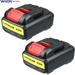 2X For DEWALT 12V 5.0Ah MAX XR Lithium ion Battery DCB127 DCB120 DCB121 DCB123