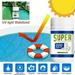 Clean Effervescent Tablet (100g) And Foldable Mini Floating Pool & Spa Chlorine Dispenser Premium Floater Chemical Floater Adjustable Flow Vents Bromine Holder