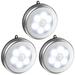 6 LED Motion Sensor Light Battery Operated Closet Lights Stick on Light for Closet Hallway Stair Step Cabinet Kitchen Garage Bathroom (Battery Not Included) 3 Pack