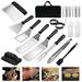 Homchum BBQ Tools Set Stainless Steel Grill Accessories with Storage Bag for Barbecue Indoor Outdoor