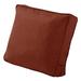 Classic Accessories Montlake FadeSafe 4 x 21 Heather Henna Square Lounge Chair Outdoor Seating Cushion with Zipper