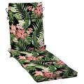 Better Homes & Gardens 72 x 21 Black Tropical Rectangle Chaise Lounge Cushion 1 Piece