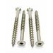 #10 x 3 Stainless Steel Deck Screw Internal Square Drive Flat Head with 4 Nibs Underhead (Quantity: 1200) Type 17 Wood Cutting Point 2 of Thread Length #10 Screw Diameter 3 Screw Length