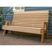 Creekvine Designs WF1100-2CVD 4 ft. Cedar Twin Ponds Highback Bench