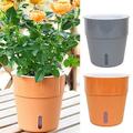 Cheer US Plant Pots Self Watering Pots High Drainage Planters with Attached Saucer Reservoir and Watering Lip for Indoor & Outdoor Flowers Plants Windowsill Gardens