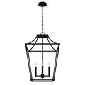 Hunter 18 inch Laurel Ridge Natural Iron 4 Light Lantern Pendant Ceiling Light Fixture