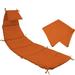 Outdoor Hanging Lounge Chair Replacement Cushion and Umbrella Fabric for Chaise Hanging Hammock Chair