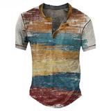 WEAIXIMIUNG Mens T Shirts Casual Graphic Men s Digital Print Loose Casual Personality Fashion Short Sleeve T Shirt male
