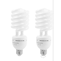 Foto&Tech Photography Daylight Bulb 42W 6500K 110V White Spiral Fluorescent Light Bulb Studio Light For Photography and Daylight Video Lighting (2 Pack)