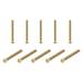 Uxcell M4x45mm Brass Wood Screws Phillips Flat Head Self Tapping Connector 20Pack