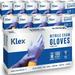 Klex Nitrile Medical Exam Gloves - Powder Free Latex Free Food Safe Medium 1000 Count