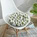 Various Patterns Round Seat Cushion Office Chair Pads Sofa Cushion Bay Window Cushion Tatami Mat for Garden Home Student Dorm Office 15.8 inch Long