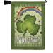 Happy St Patricks Day Garden Flag Set Patrick 13 X18.5 Double-Sided Yard Banner