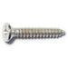 #7 x 1 Satin Nickel Plated Steel Phillips Flat Head Hinge Screws