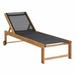 Alaterre Furniture Sunapee Acacia Wood Outdoor Lounge Chair with Mesh Seating Natural