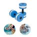 GUZOM Fitness & Yoga Equipment- 1 Pair Aqua Fitness Barbells Foam Dumbbells Hand Bars Pool Resistance Exercise