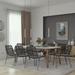 Midtown Concept Ghiardo 9-Piece Solid Wood 100% FSC Rectangular Dining Set