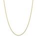 10K Yellow Gold 2.00mm Diamond Cut Quadruple Rope Chain Anklet 10 Inch