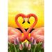 America Forever Flags Double Sided Garden Flag - Heart To Heart 12.5 x 18 Inches Happy Valentine s Day Love Hearts Garden Flag Seasonal Yard Outdoor Holiday Decorative Flag