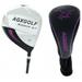 AGXGOLF XL Girl s Teen Length (44.0 ) 460cc Over Size 12 Degree Driver (Purple): Girl s Flex Graphite Shaft + Head Cover: Right Hand