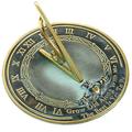 10 Verdigris Brass Grow Old With Me Sundial for Outdoors Garden Backyard and Home Decor