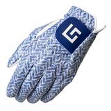 Uther DURA Golf Glove - Women s Left Medium Size HUDSON Print | Durable Comfortable Tailored Fit with Zip Pouch