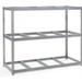 Global Industrial B2296818 96 x 96 x 24 in. 3 Shelves Wide Span Rack without Deck Gray